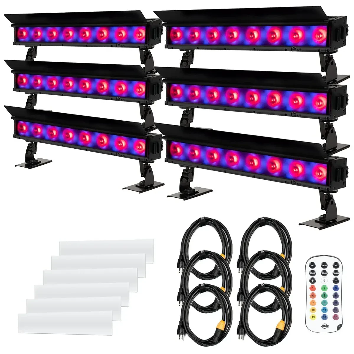 Светодиодный прибор American DJ ElectraPix Bar 8 с аксессуарами (6 штук)