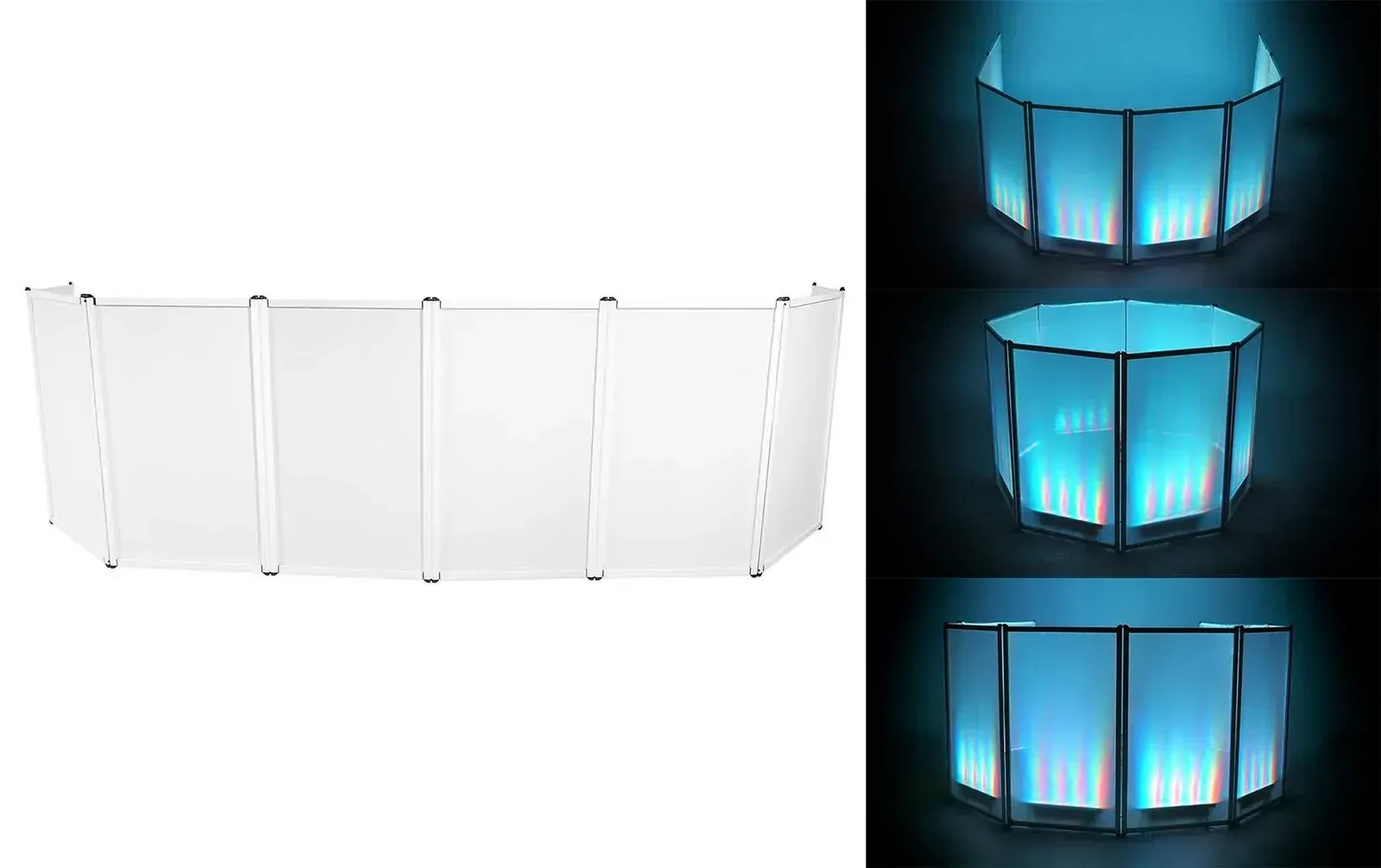 Фасад для DJ Rockville RFAAW 8 панелей, металлическая рама, белый скрим, с сумкой (набор)