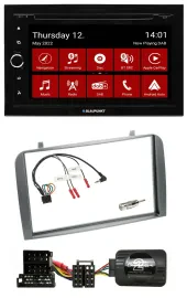 Blaupunkt 2DIN Lenkrad Bluetooth USB TMC DAB Navigation für Alfa Romeo GT 147 20