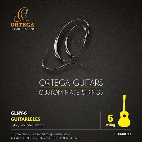 Струны для гиталеле Ortega GLNY-6 26-41
