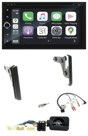 Blaupunkt USB DAB Bluetooth 2DIN TMC Lenkrad Navigation für Toyota RAV 4 2001-20