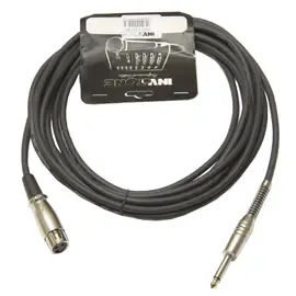 Микрофонный кабель Invotone ACM1005BK 5 метров