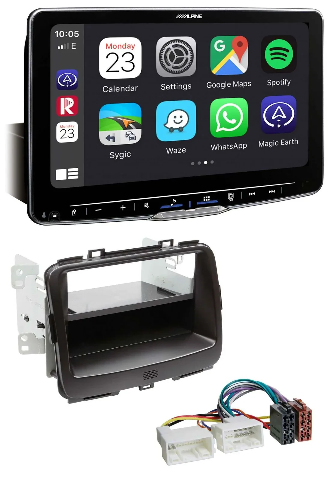 Alpine Bluetooth MP3 USB DAB Autoradio für Kia Carens 4 (RP, ab 2013)