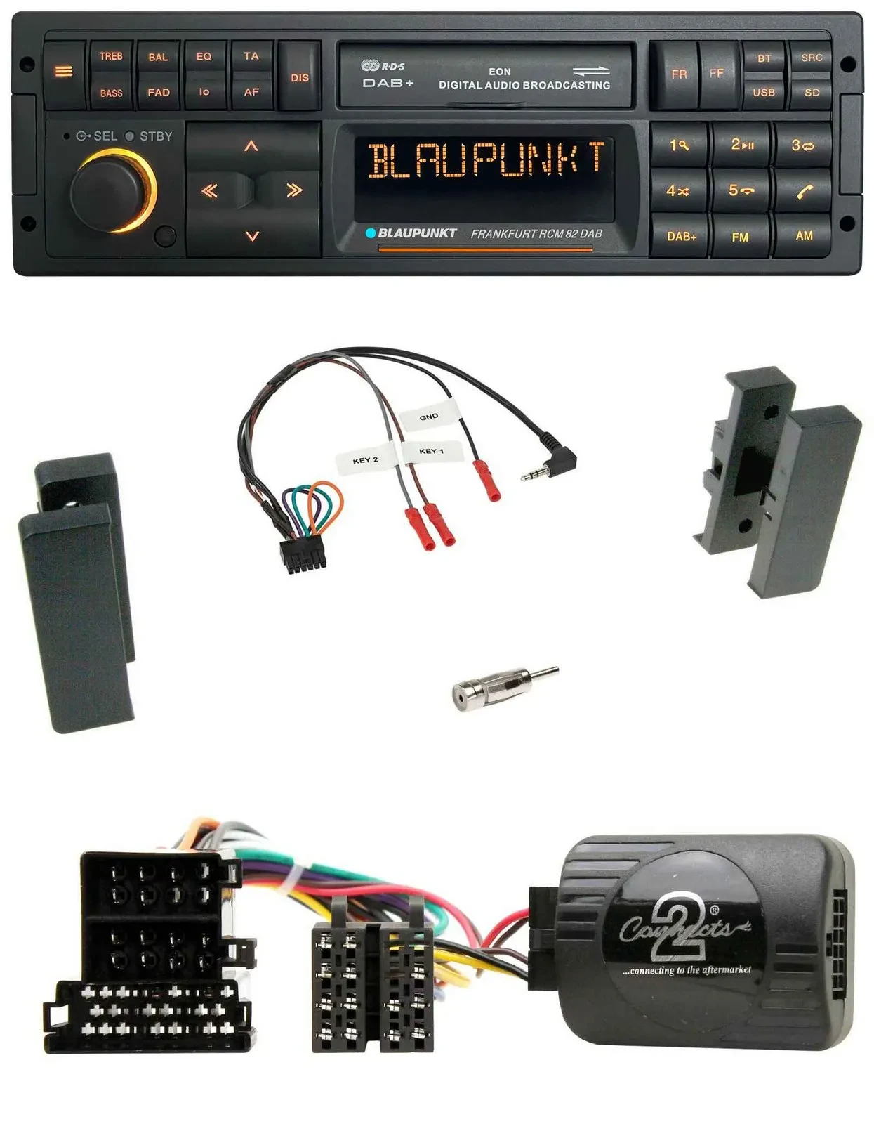 Blaupunkt USB DAB SD Lenkrad Bluetooth Autoradio für Seat Leon 2002-2006 Toledo