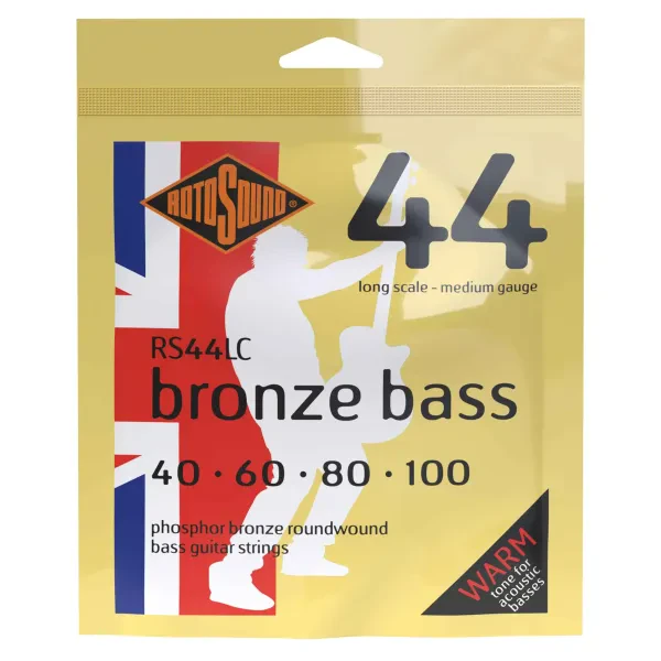 Струны для бас-гитары RotoSound RS44LC Phosphor Bronze 40-100