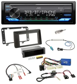 JVC Bluetooth DAB USB Lenkrad Autoradio für Dacia Duster ab 2021