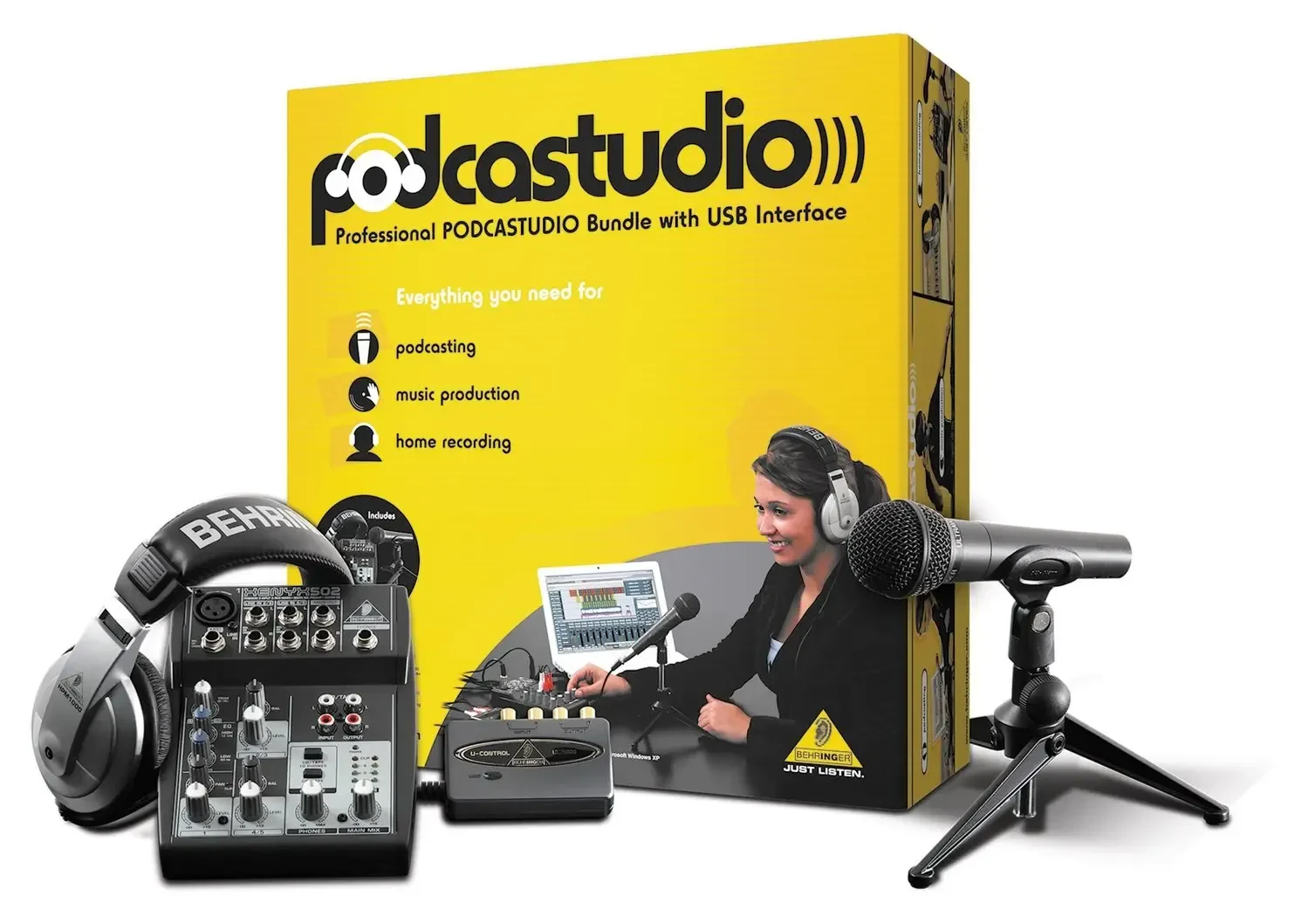 Комплект для подкастов Behringer Podcastudio USB
