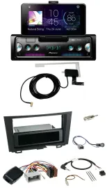 Автомагнитола для Honda CR-V (2006–2012) Pioneer DAB, Bluetooth, USB, поддержка кнопок на руле