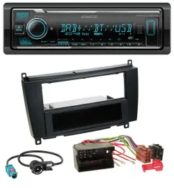 Kenwood Bluetooth MP3 DAB USB Autoradio für Mercedes CLK W209 ab 06 Coupe 04-09