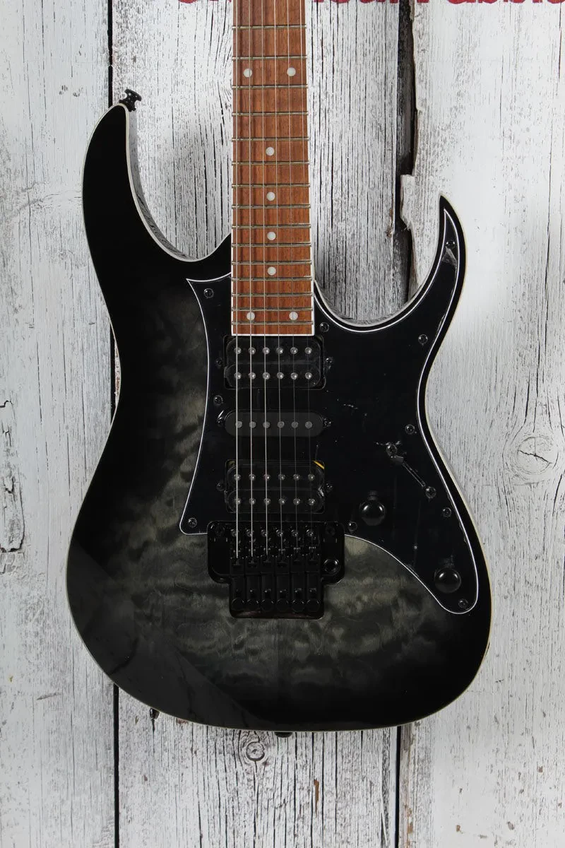 Ibanez RG450QMB Electric Guitar Quilt Maple Top Transparent Gray Burst