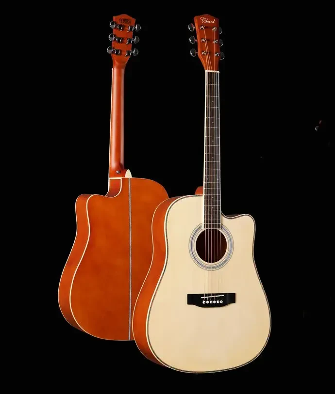 Акустическая гитара Foix FFG-ED15-N с вырезом, цвет натуральный