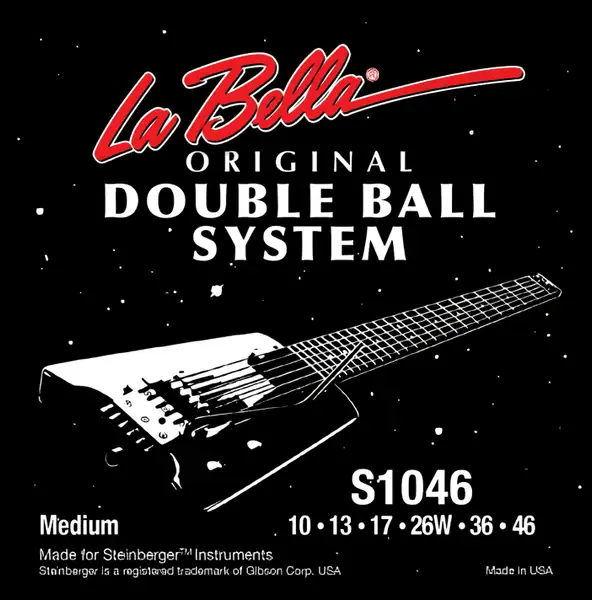 Струны для электрогитары La Bella S1046 headless 10-46