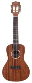 KALA KA-SMH-CG - Gloss Solid Mahogany Concert Ukulele, with Case (UC-C)