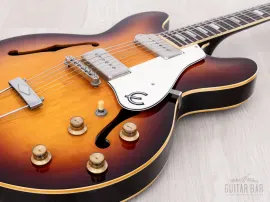 1991 Epiphone Casino Vintage Guitar Sunburst Pre-Elitist w/ Case, Japan Terada