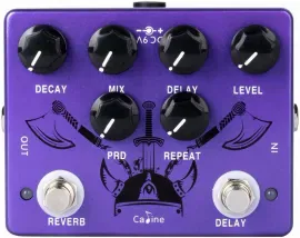 Педаль эффектов для электрогитары CALINE CP-80 Reverb/Delay