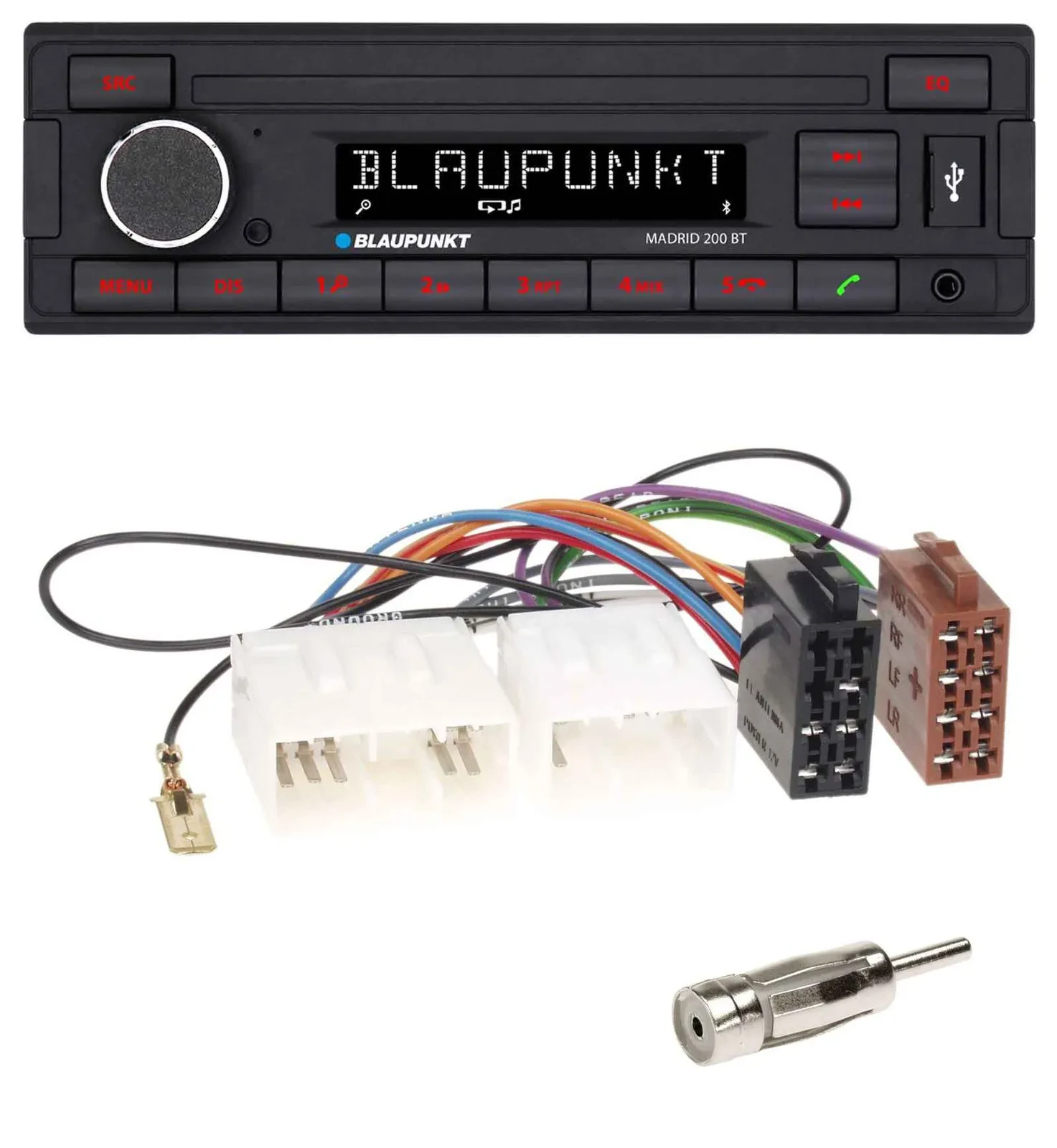 Blaupunkt USB AUX Bluetooth MP3 Autoradio für Mazda MX-5 (1989-2000)
