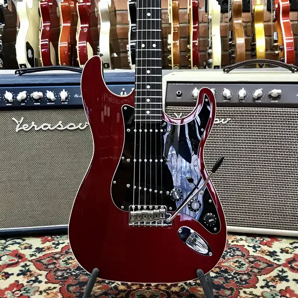 Электрогитара Fender AST Stratocaster Aerodyne SSS Candy Apple Red Japan 2014