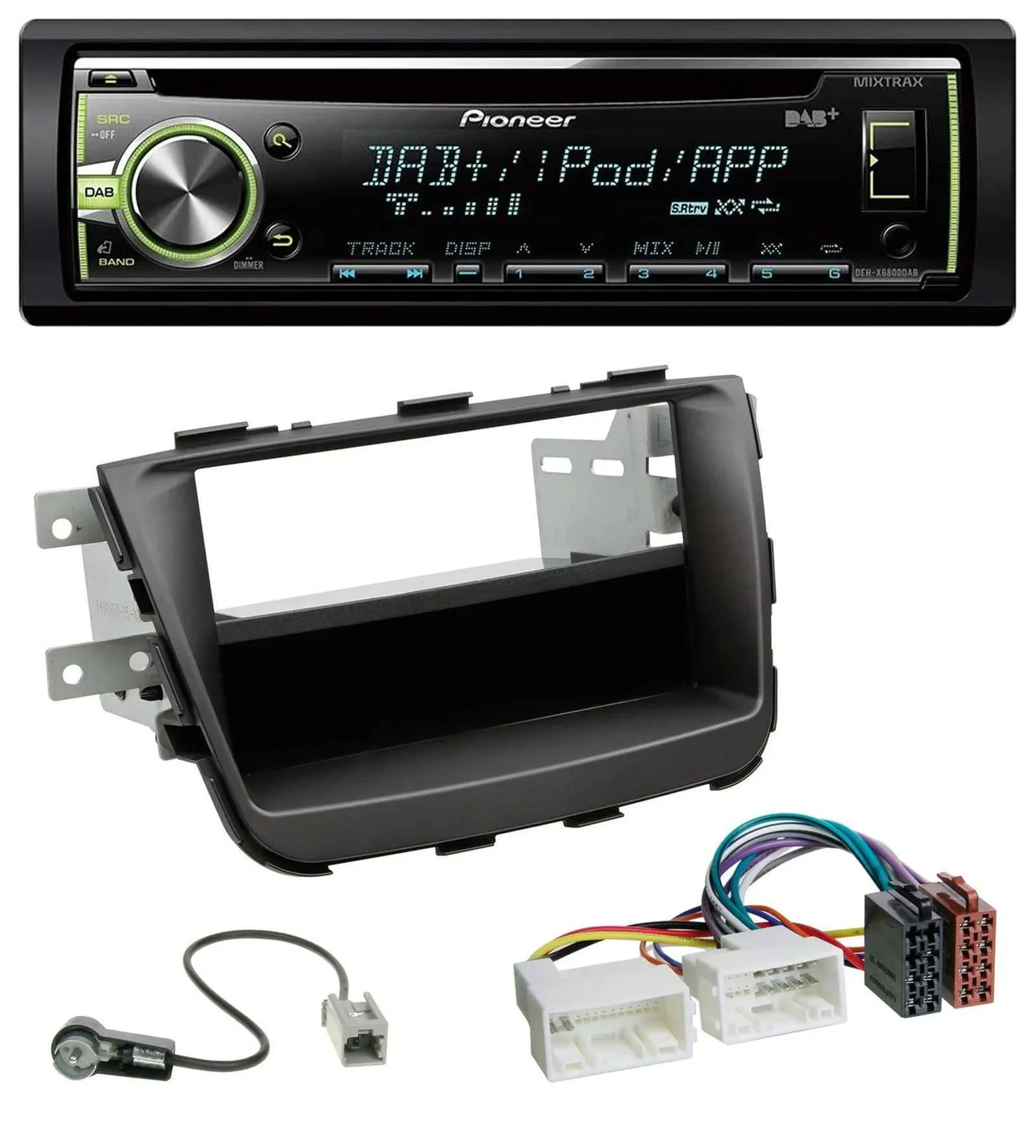 Автомагнитола для Kia Sorento II XM (2012–2015) Pioneer DAB USB MP3 AUX CD