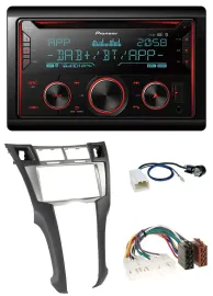 Автомагнитола для Toyota Yaris (2007–2011) Pioneer 2-DIN DAB, Bluetooth, USB, CD