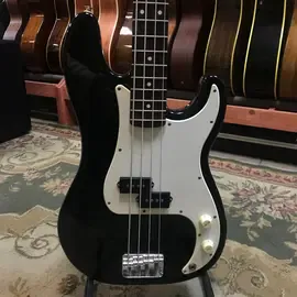 Бас-гитара Fender precision bass S Black Mexico 1996
