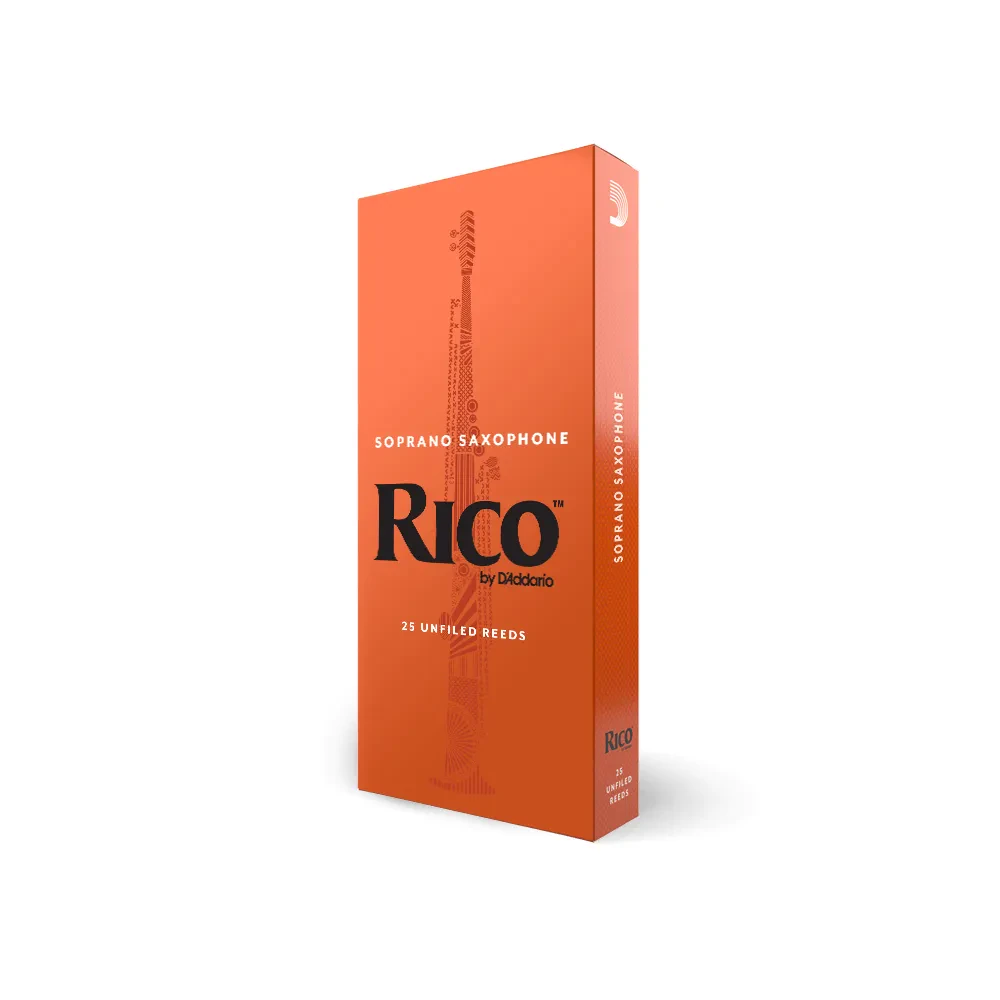 Трости для саксофона сопрано D'Addario Rico RIA2515 1.5 (набор, 25 шт)