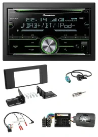 Pioneer Bluetooth Lenkrad DAB 2DIN USB CD Autoradio für BMW X5 E53 2000-2006