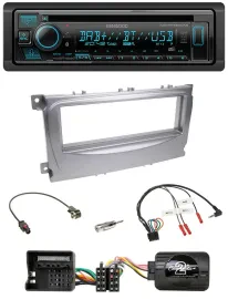 Автомагнитола Kenwood Bluetooth DAB CD USB для Ford Galaxy, C‑Max (с 2007), поддержка кнопок на руле