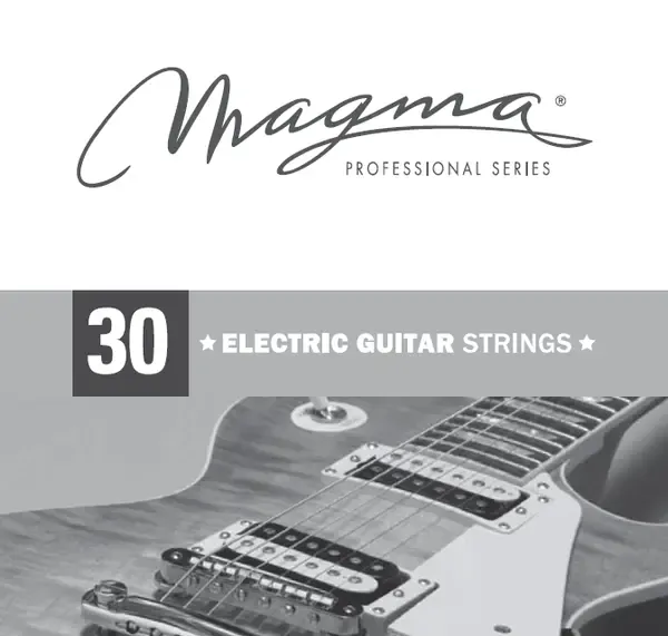Струна одиночная для электрогитары Magma Strings GE030N Nickel Plated Steel 030