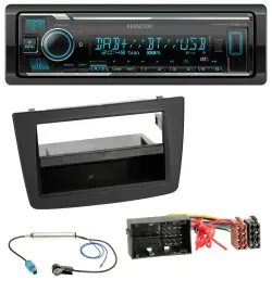 Kenwood Bluetooth MP3 DAB USB Autoradio für Alfa Romeo Mito 955 ab 14 schwarz