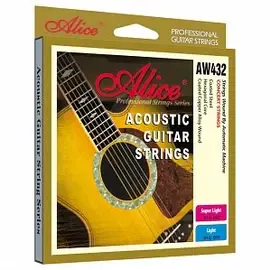 Струны для акустической гитары Alice AW432-SL 11-52, бронза