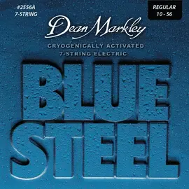 Струны для 7-струнной электрогитары Dean Markley 2556A Blue Steel 10-56