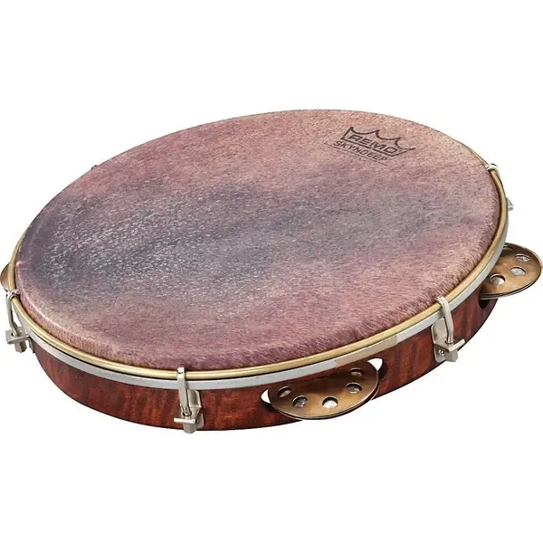 Бубен Remo Samba Choro Pandeiro with Brass Jingles Goat Brown 10 In x 1.78 In