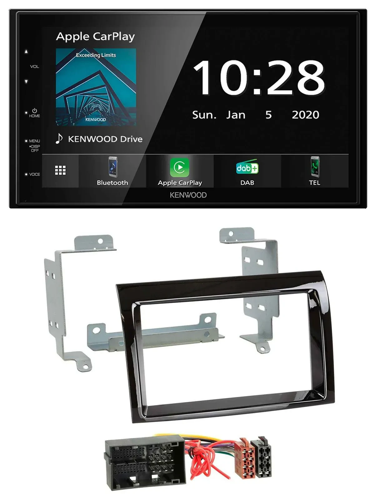 Kenwood Bluetooth MP3 DAB USB 2DIN Autoradio für Fiat Ducato Peugeot Boxer Citro