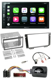 Pioneer DVD 2DIN Lenkrad DAB Bluetooth USB Autoradio für Land Rover Freelander 2