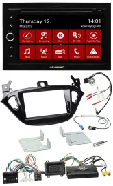 Blaupunkt Lenkrad DVD Bluetooth DAB 2DIN USB Autoradio für Opel Adam Corsa E ab