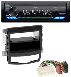 JVC Bluetooth DAB USB MP3 Autoradio für SsangYong Korando CK 2010-2013