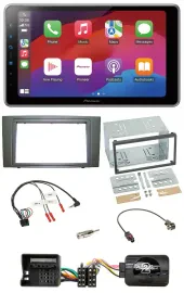 Pioneer Lenkrad USB DAB Bluetooth 2DIN Autoradio für Ford Mondeo 2003-2007 schwa