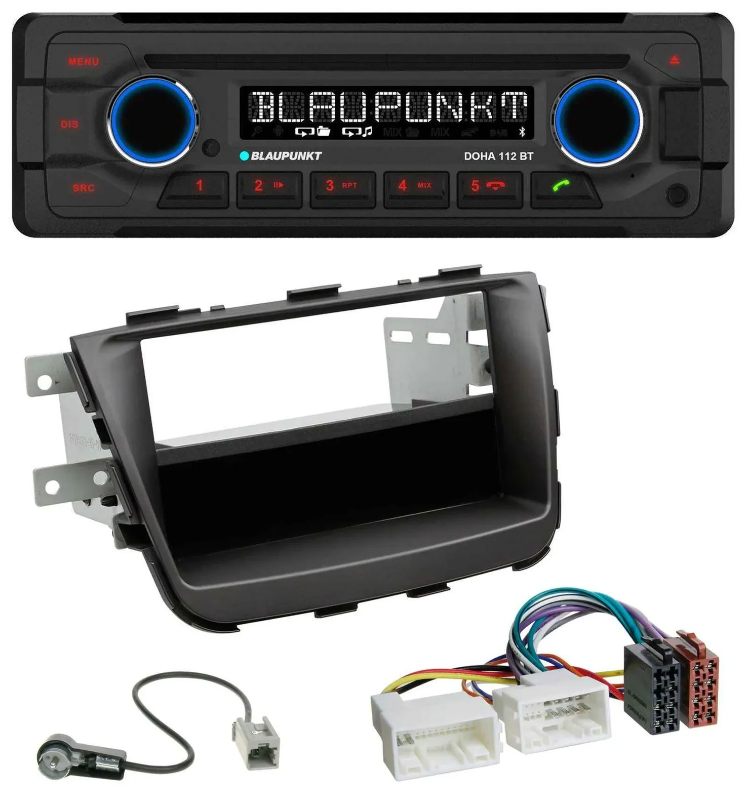 Автомагнитола для Kia Sorento II XM (Facelift) Blaupunkt 12-1 Bluetooth, CD, USB, AUX, MP3