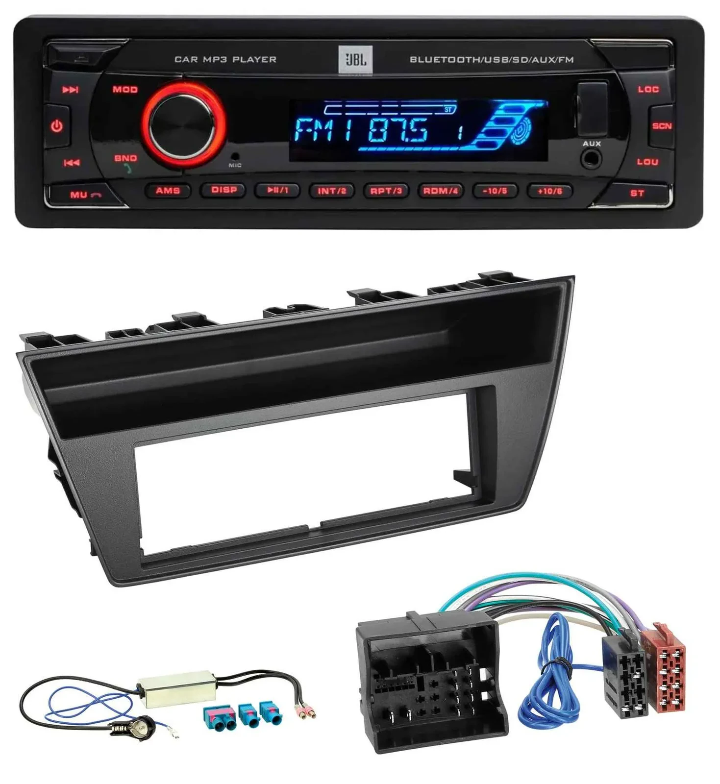 JBL AUX MP3 USB Bluetooth SD Autoradio für Skoda Fabia III (2014-2020)