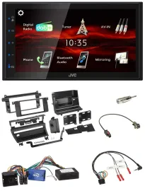 JVC USB Bluetooth Lenkrad DAB 2DIN Autoradio für BMW 3er E46 02-06 1 Schalteröff