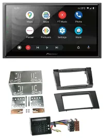 Pioneer USB 2DIN DAB MP3 Bluetooth Autoradio für Mercedes E-Klasse S211 03-09 Ru