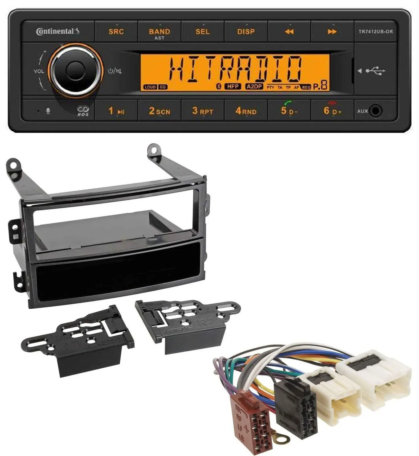 Continental MP3 Bluetooth AUX USB Autoradio für Nissan 350Z Roadster 2003-2005