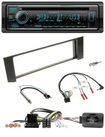 Автомагнитола для Audi A4 (2000–2009) Kenwood Bluetooth DAB USB CD ISO Fakra