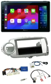 Pioneer Bluetooth DAB Lenkrad USB Autoradio für Toyota Yaris 2011-2014 silber 28