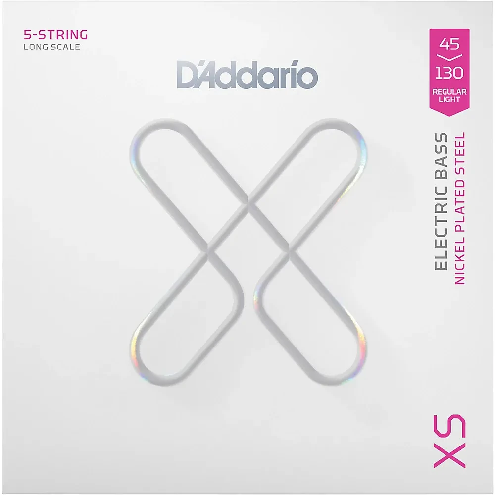 Струны для бас-гитары D'Addario XS Nickel Bass Regular Light (45-130)