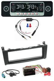 Dietz MP3 DAB Bluetooth USB Autoradio für Mercedes C-Klasse W204 ab 2007