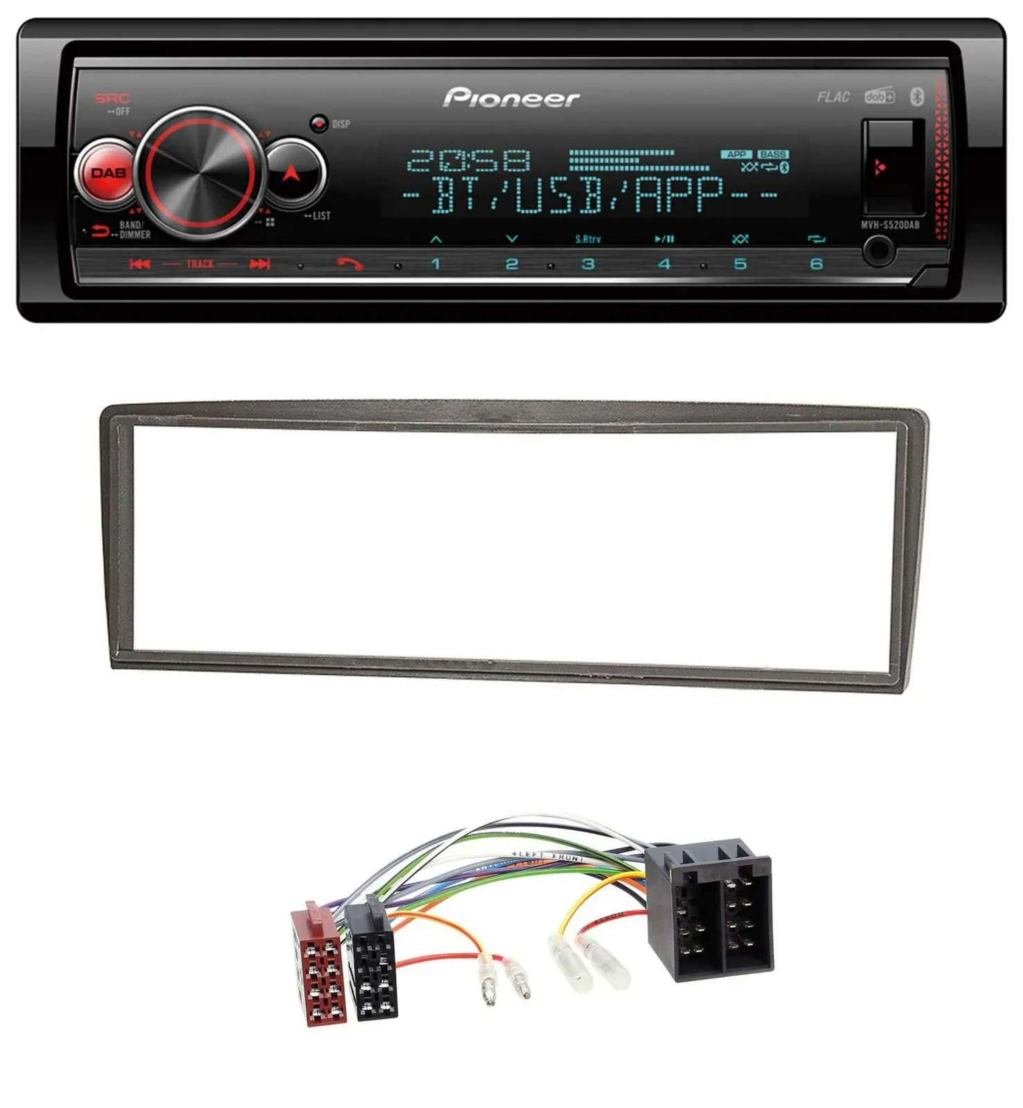 Автомагнитола для Alfa Romeo GTV Pioneer Bluetooth, USB, MP3, DAB