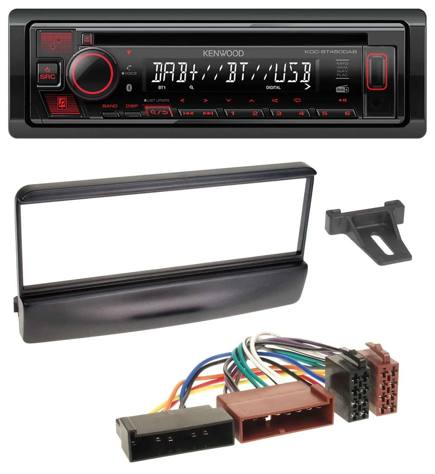 Kenwood MP3 CD USB Bluetooth DAB Autoradio für Ford Cougar Escort Fiesta Focus 9