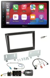 Pioneer DAB USB Lenkrad Bluetooth 2DIN Autoradio für Fiat Doblo ab 2015 schwarz