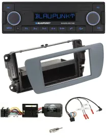 Blaupunkt DAB USB Bluetooth Lenkrad Autoradio für Seat Ibiza conemaragrau